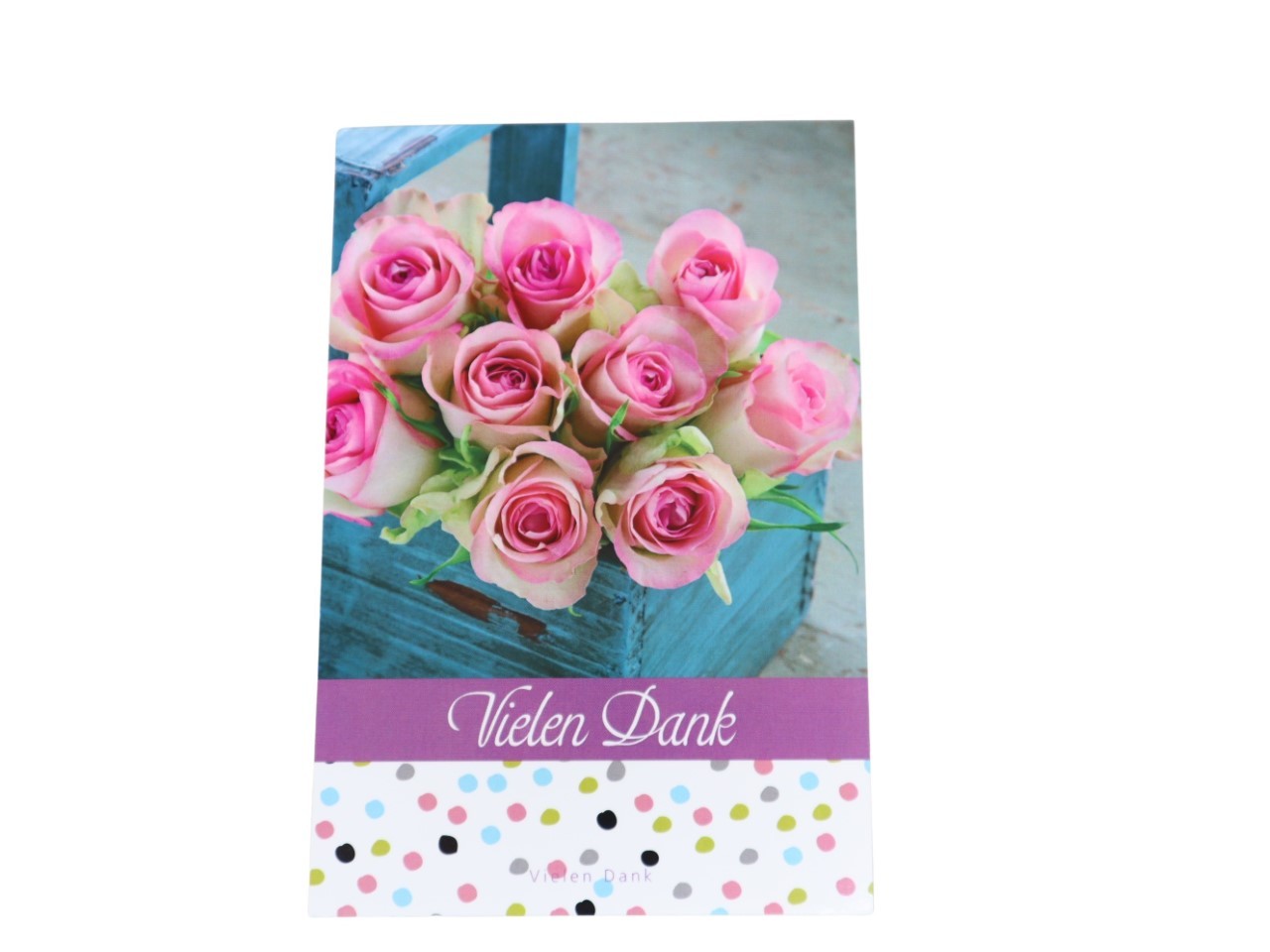 Glückwunschkarten Vielen Dank 11,5x17 cm