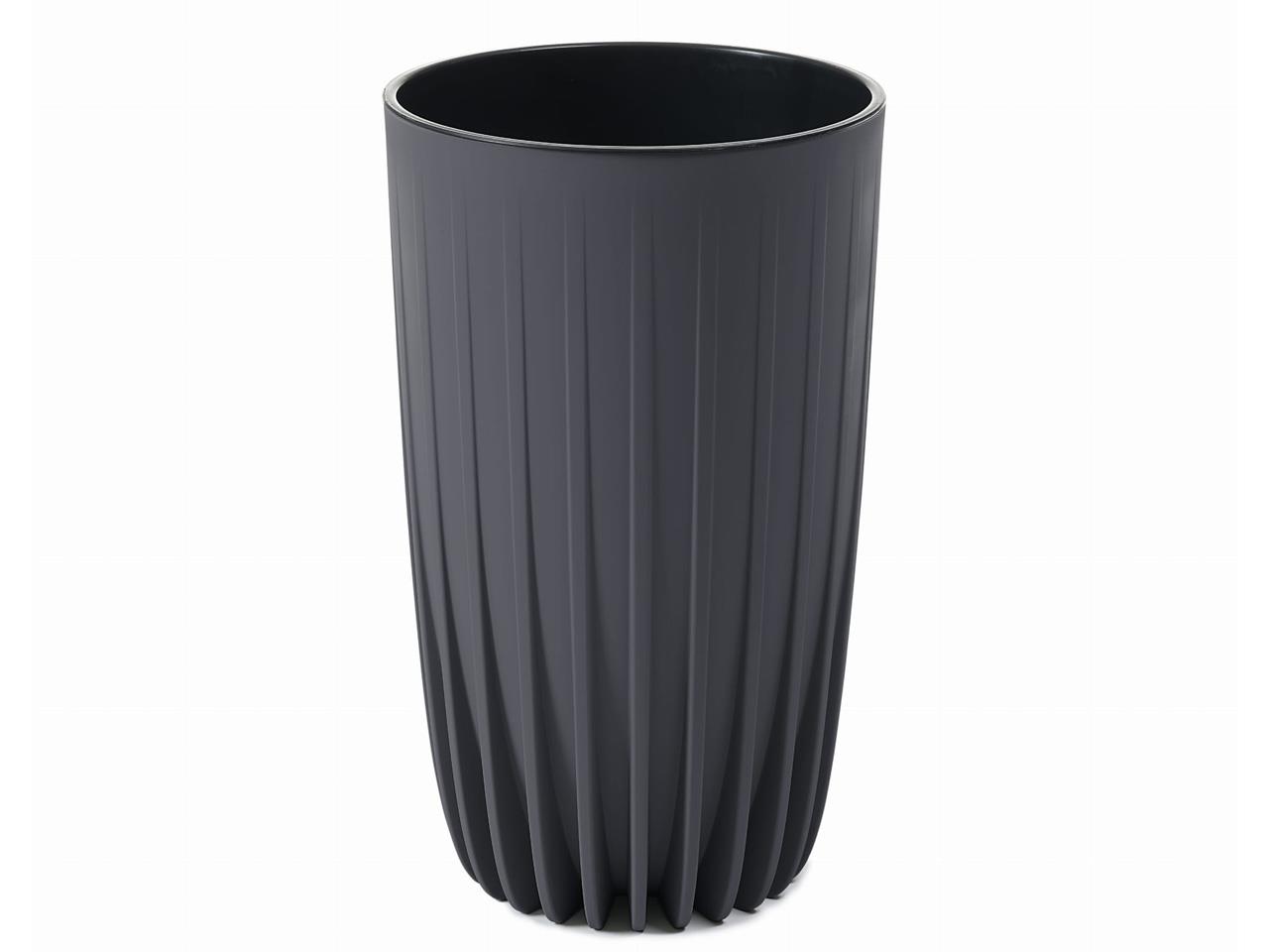 VASE Misa-MIRA D30H52cm antrazith extra Einsatz 985-82