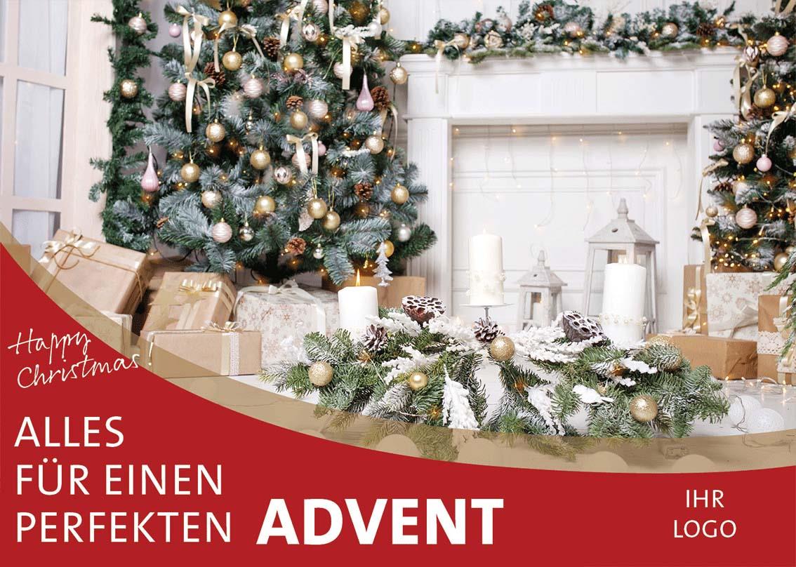 ekaflor Advent Großflächenplakat inkl. Druck 02
