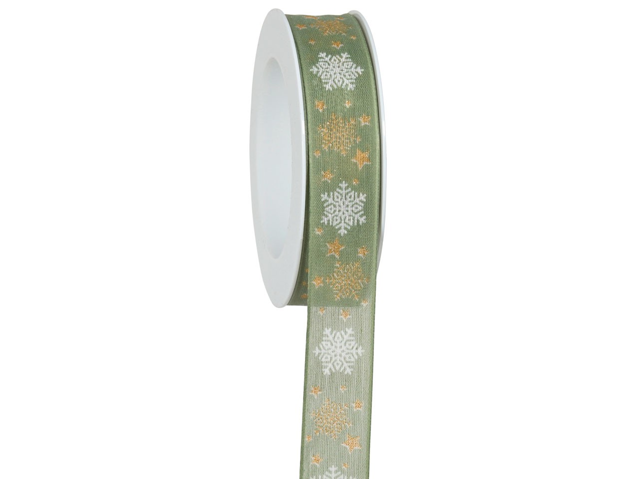 Band Christallo 25 mm 18 Meter green olive 545