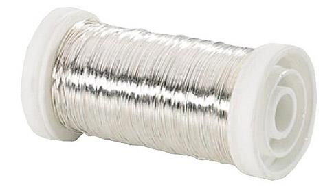 Silberglanzdraht 0,40mm 100gr. NETTO