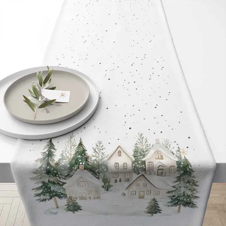 Tischläufer 40x150 cm Snowy House