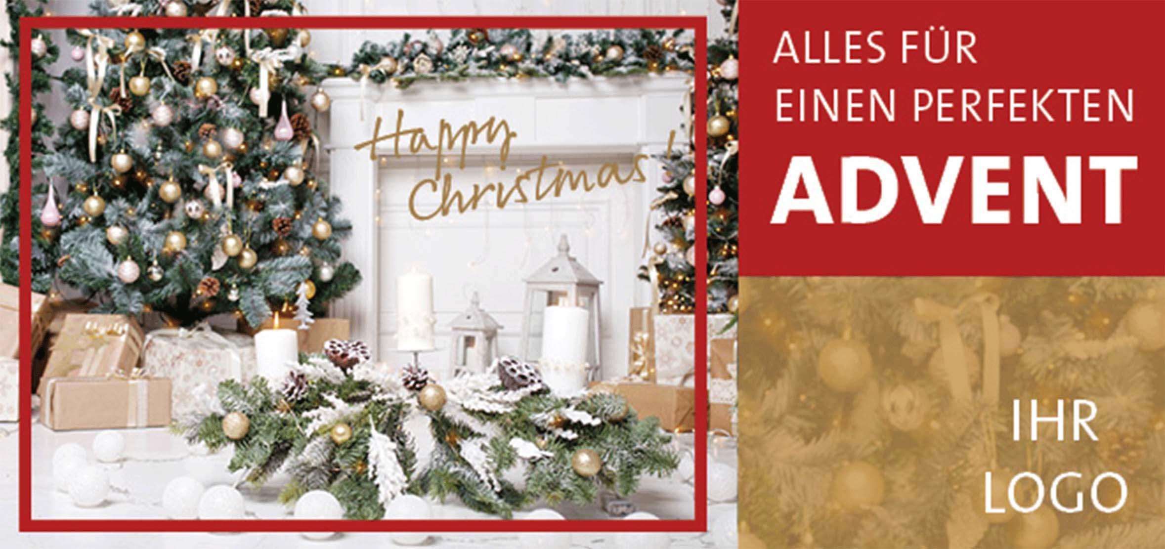 ekaflor Advent DIN lang Flyer 2 inkl. Druck (1000Stk)