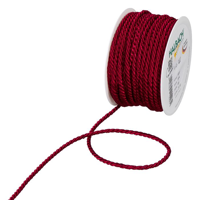 Kordel 4mm weinrot 65