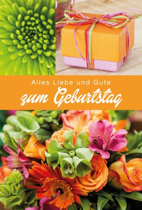 Minikarten Leff Zum Geburtstag 7,5x5 cm