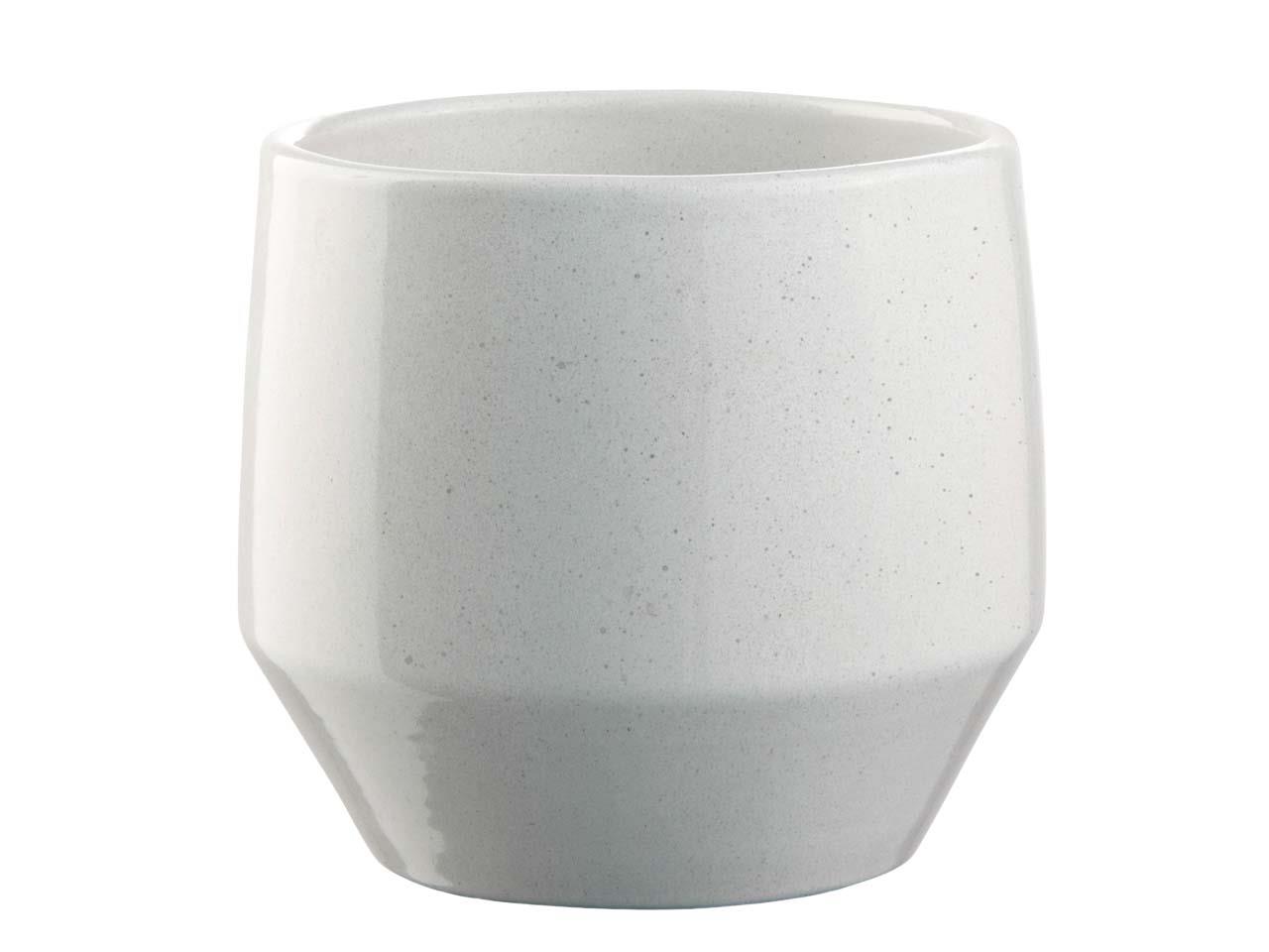 Übertopf Keramik creme-lasur D22cm