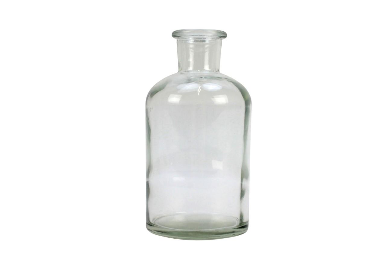 Glasflasche Kandela glasklar D 3,5/6,5 cm H 12,8 cm