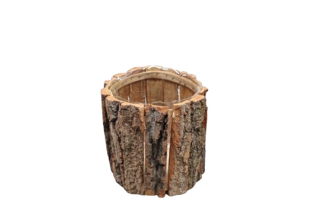 Rindentopf rund natur D15cm