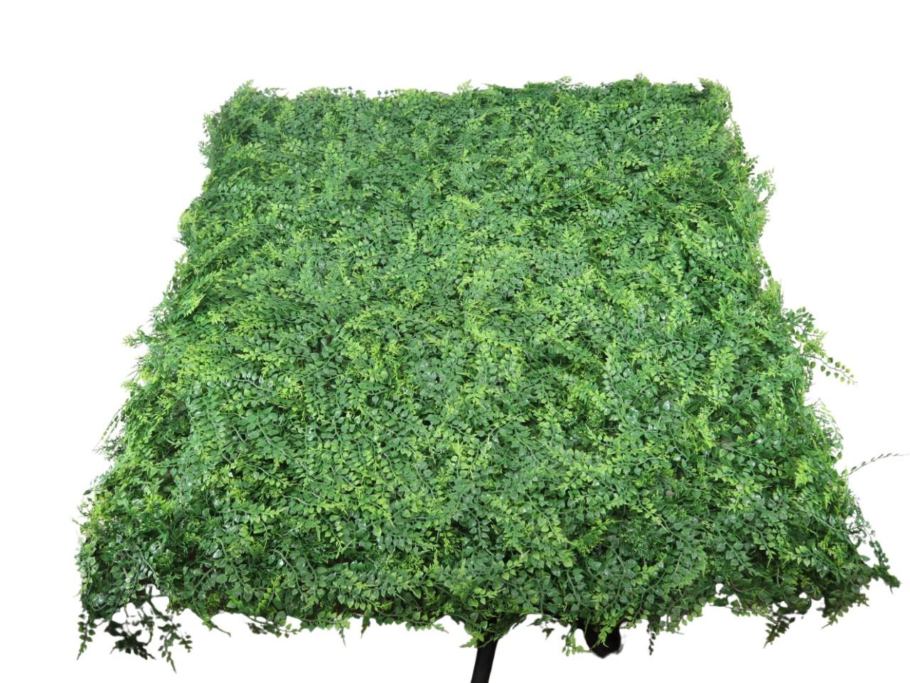 Farnmatte künstlich grün D100x100cm
