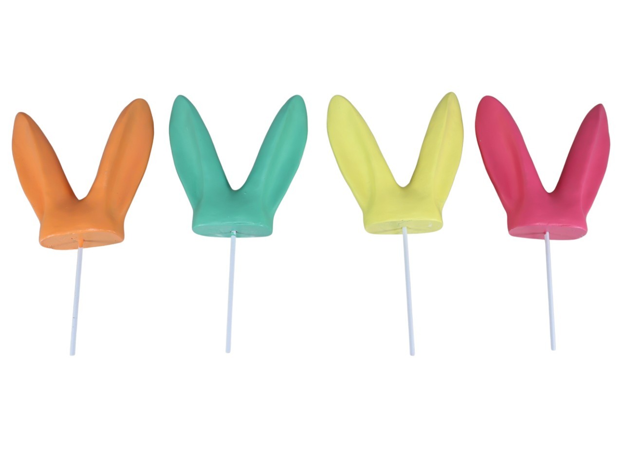 Stecker Hasenohren Zement farbmix D17cm + Pin