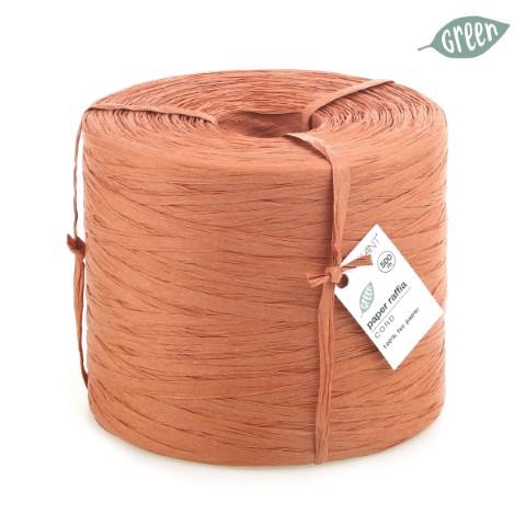 Paper Raffia 5 mm 500 Meter orange 23