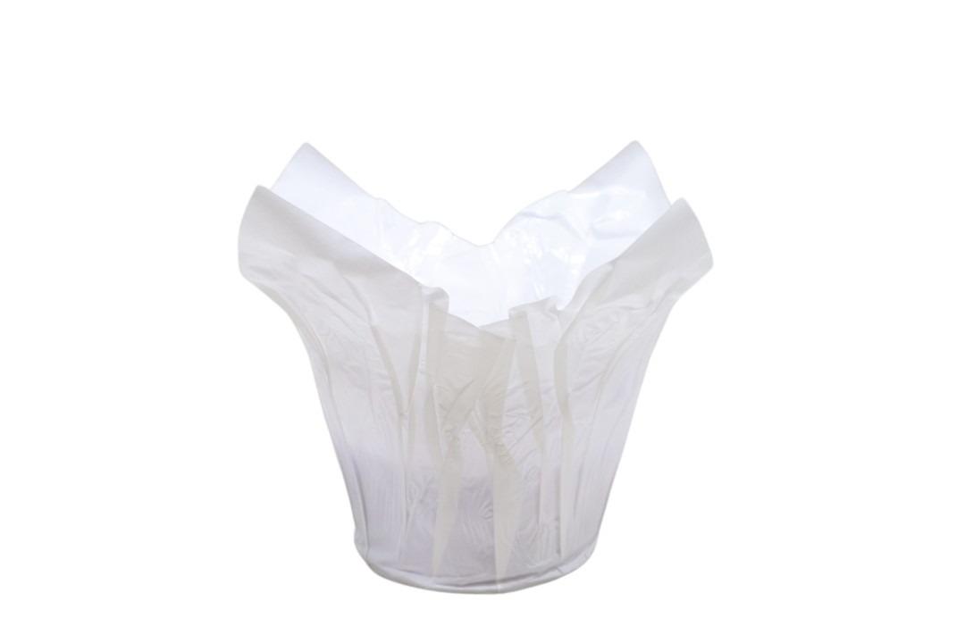 Deco Wraps wasserfest weiß D12,5xH10,5cm