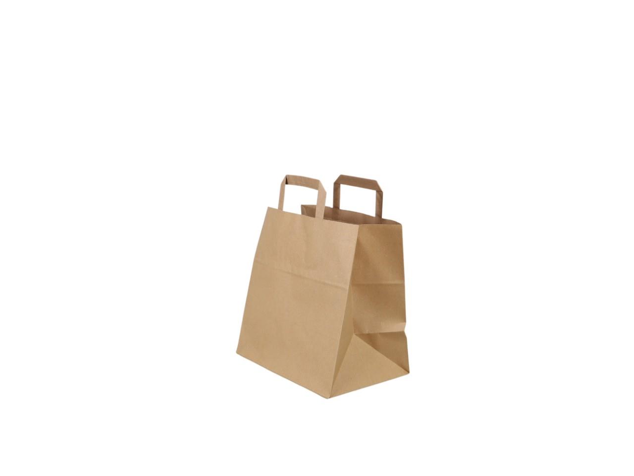 Papiertragetaschen 260x170x250 braun NETTO