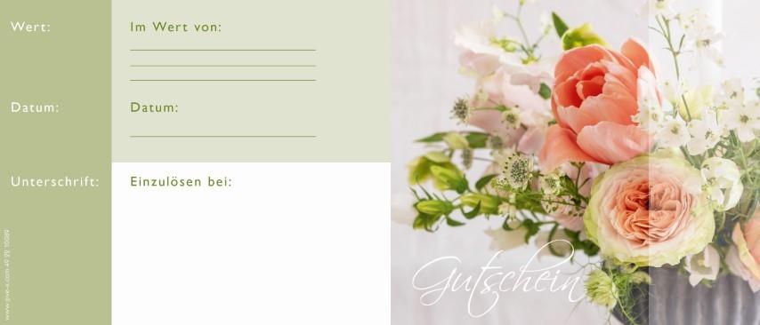 Gutscheine Cheque Gutschein 24,5x10,5 cm
