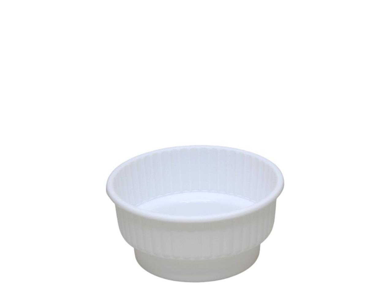 Steckschale Romy rund weiss D10H3,5cm NETTO