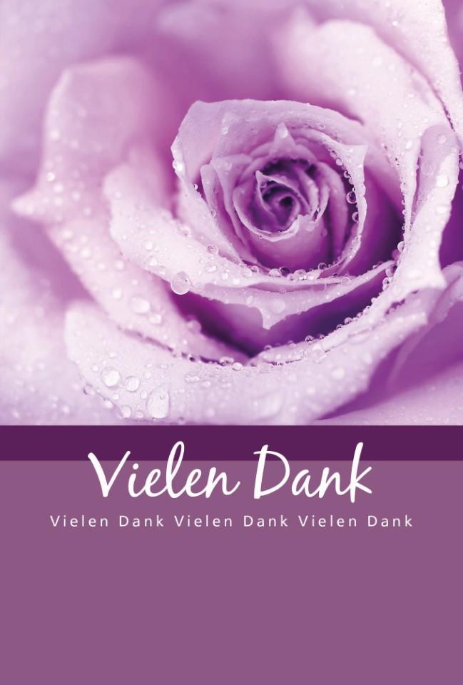 Glückwunschkarten Vielen Dank 11,5x17 cm