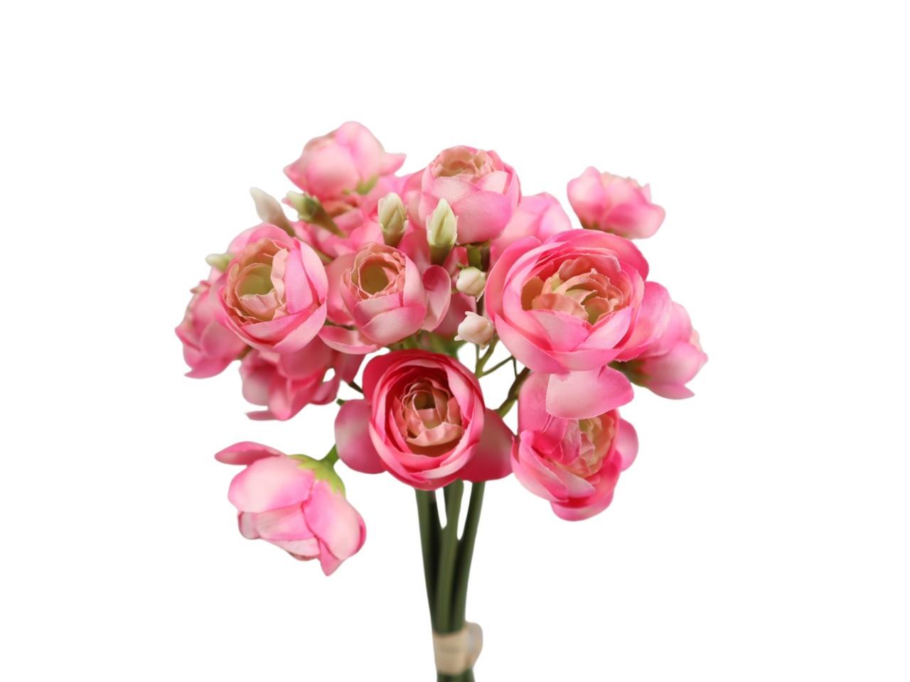 Ranuculus Bündel H33cm 25Blüten rosa