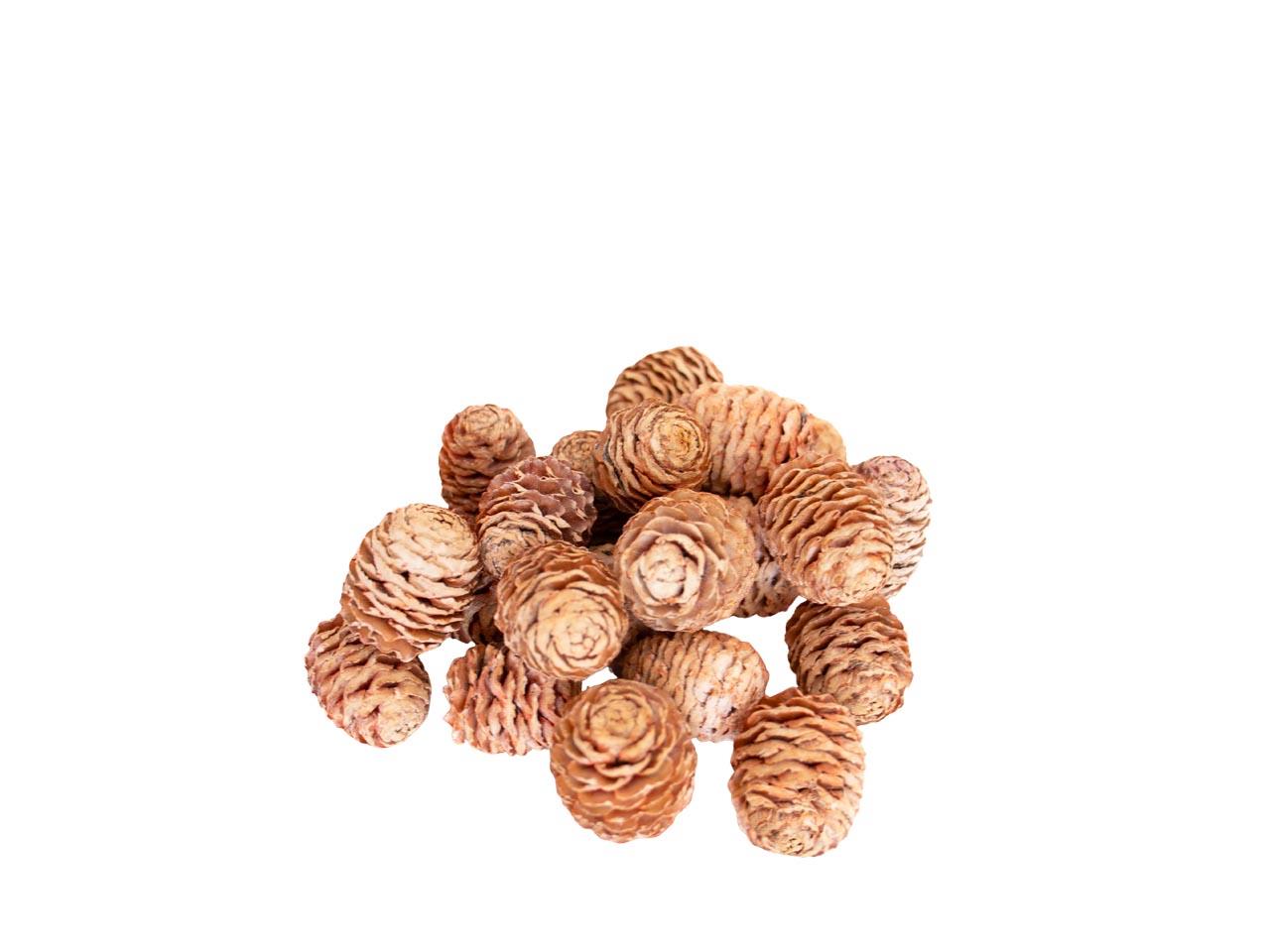 Zapfen Meridianum D2,5H3cm orange frosted 1kg