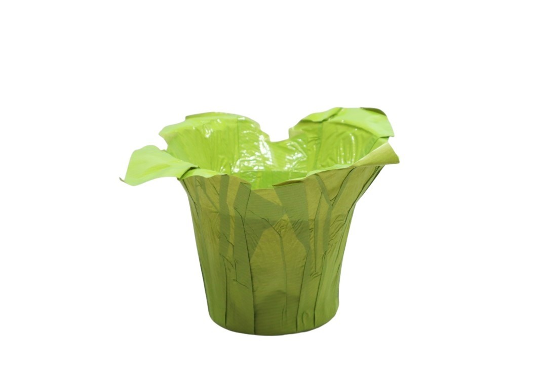 Deco Wraps wasserfest grün D12,5xH10,5cm