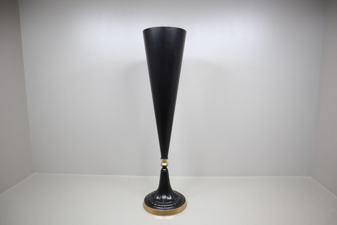 Pokal Metall schwarz/gold H140cm