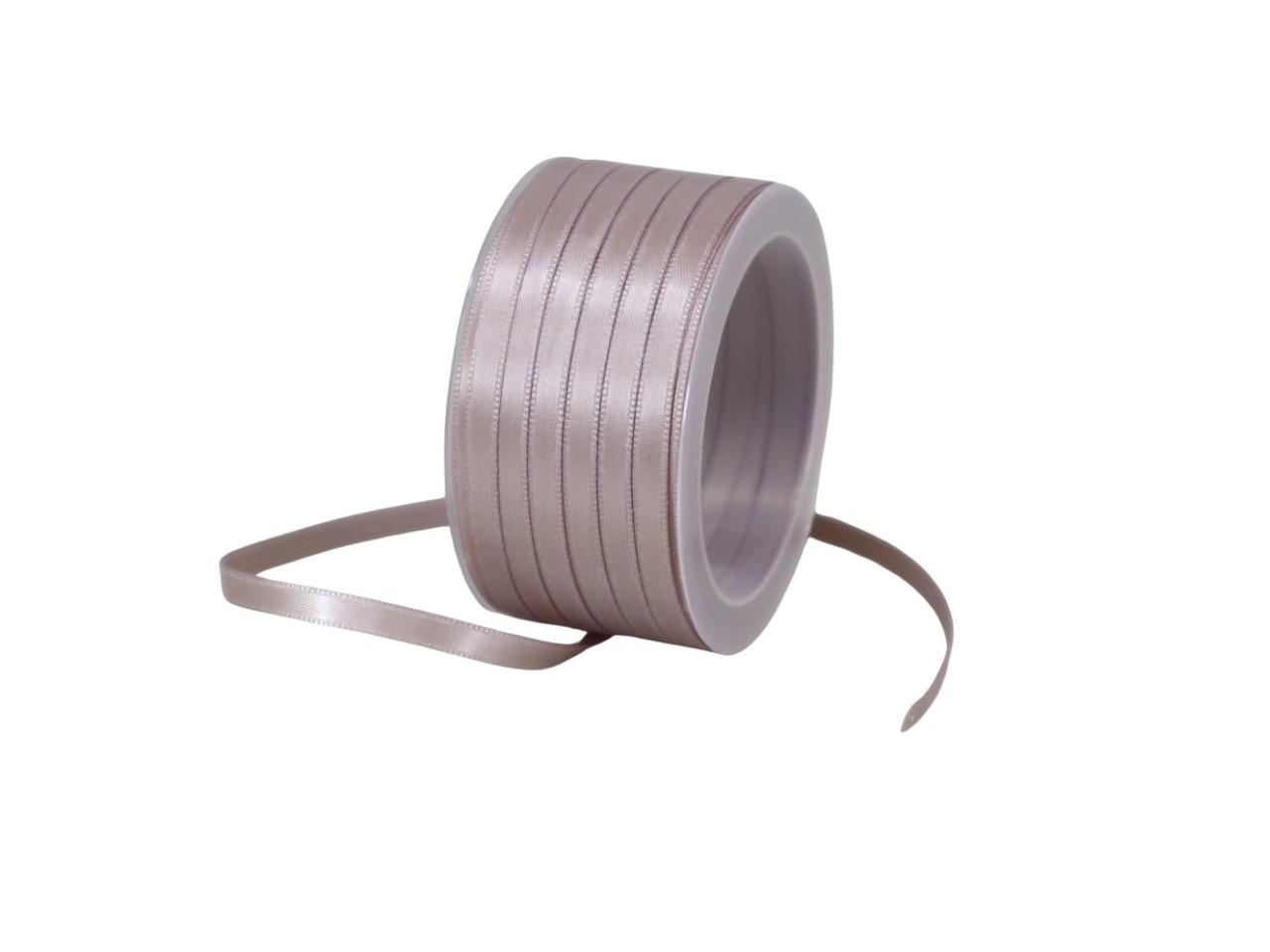Satinband 6 mm 50 Meter schlamm 425