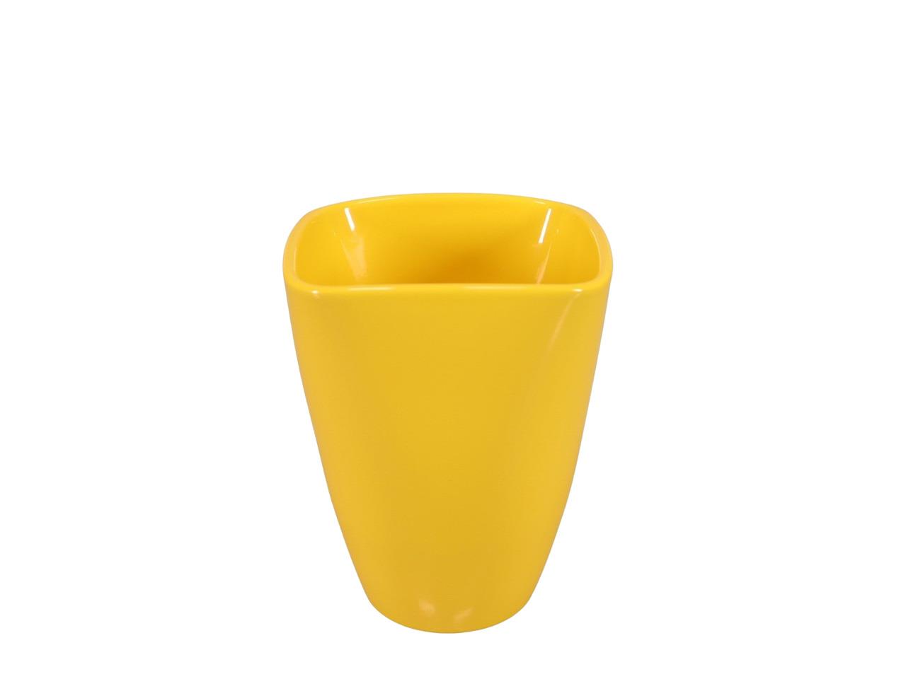 Orchideentopf D10,5H13cm Form 407/12 gelb glanz