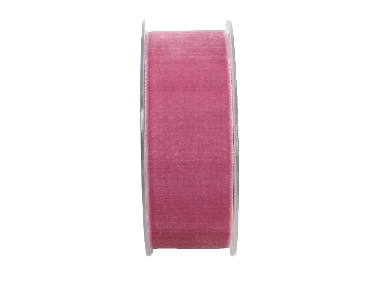 Band Velvet 40 mm 8 Meter rosa 660