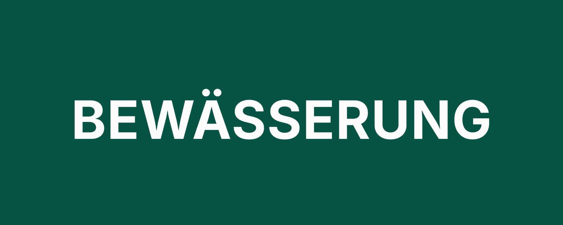 ekaflor Regalblende Bewässerung