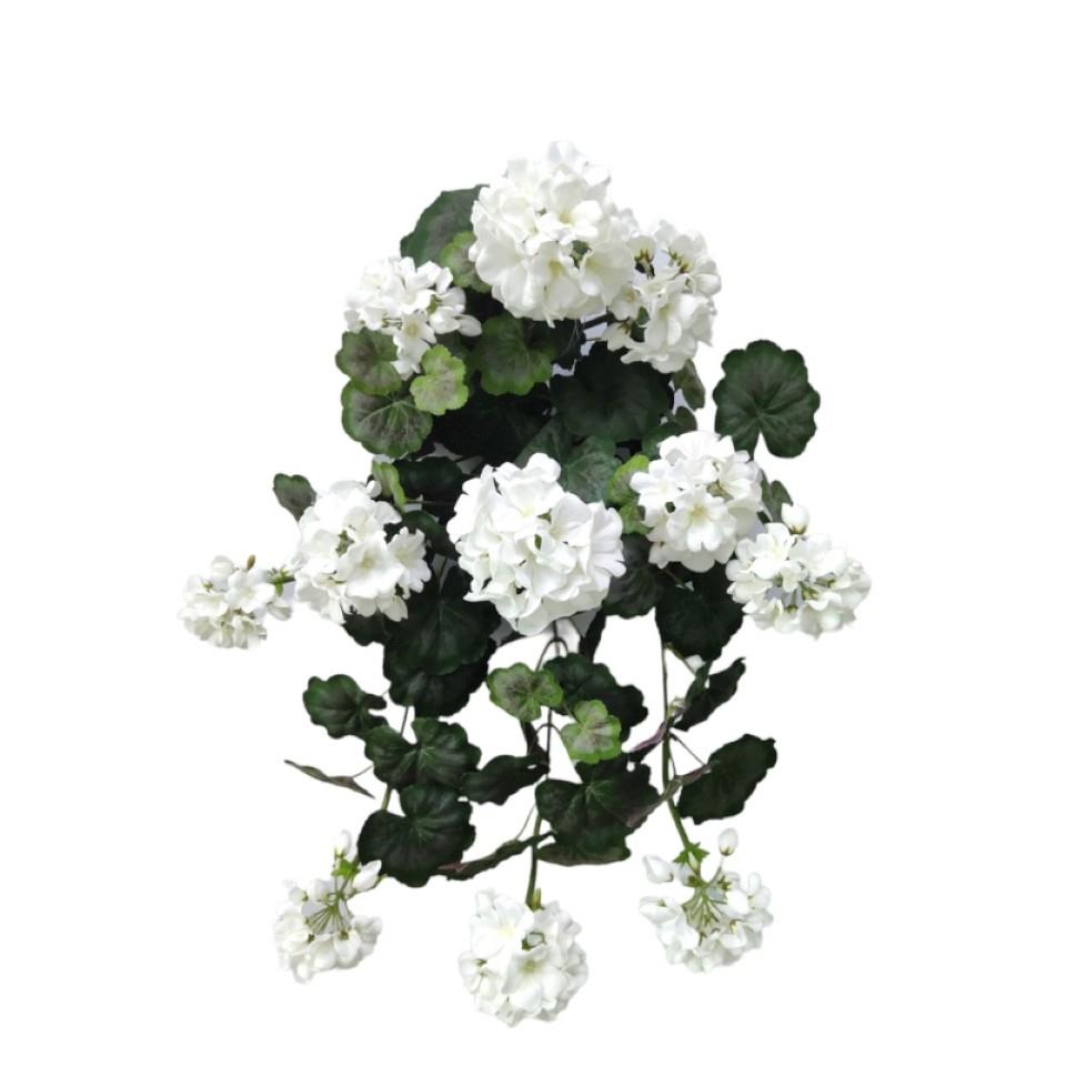Geranienhänger  "water-resistant" ca. 75 cm weiss