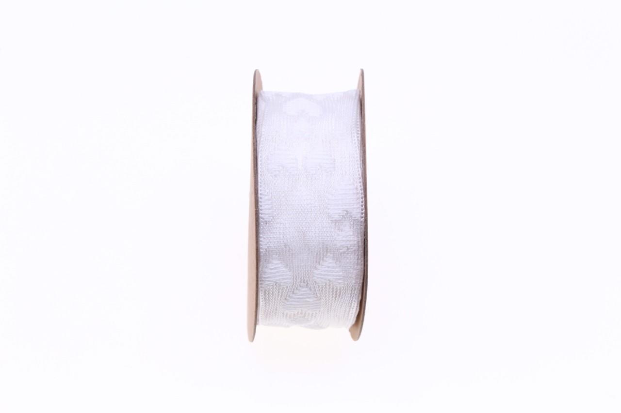 Band Paris 40 mm 10 Meter 101 weiss