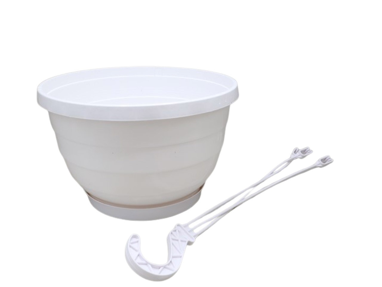 Ampel Komet 25cm inkl.Untersetzer+Aufhänger weiß