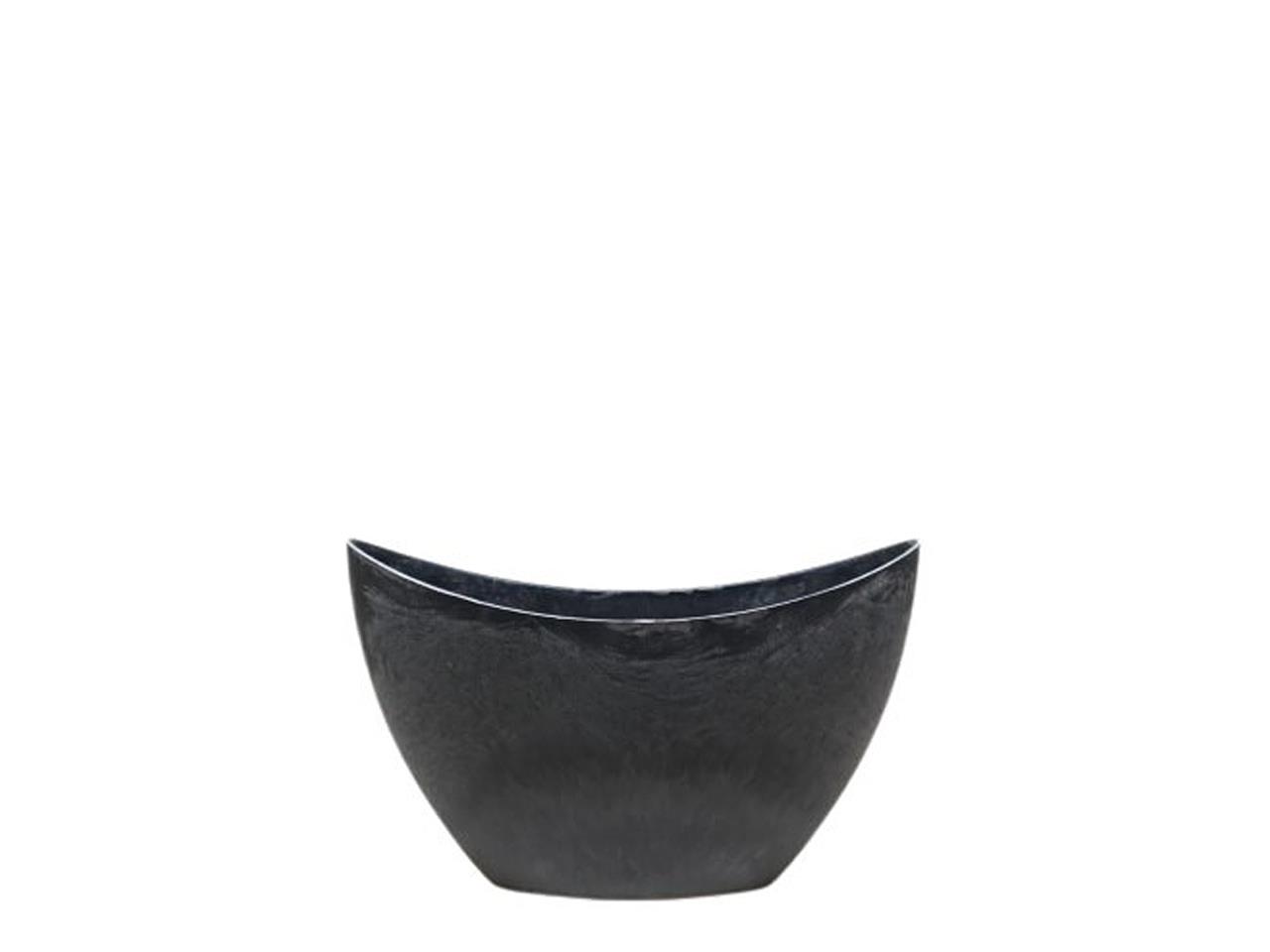 Schiffchen KARA natur-schwarz Plastik L20cm