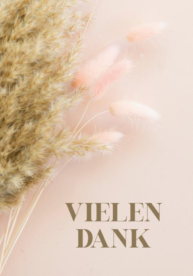 Glückwunschkarten Vielen Dank 11,5x17 cm