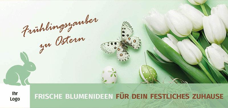 ekaflor Ostern 2025 DIN lang Flyer inkl.Druck(1000Stk)