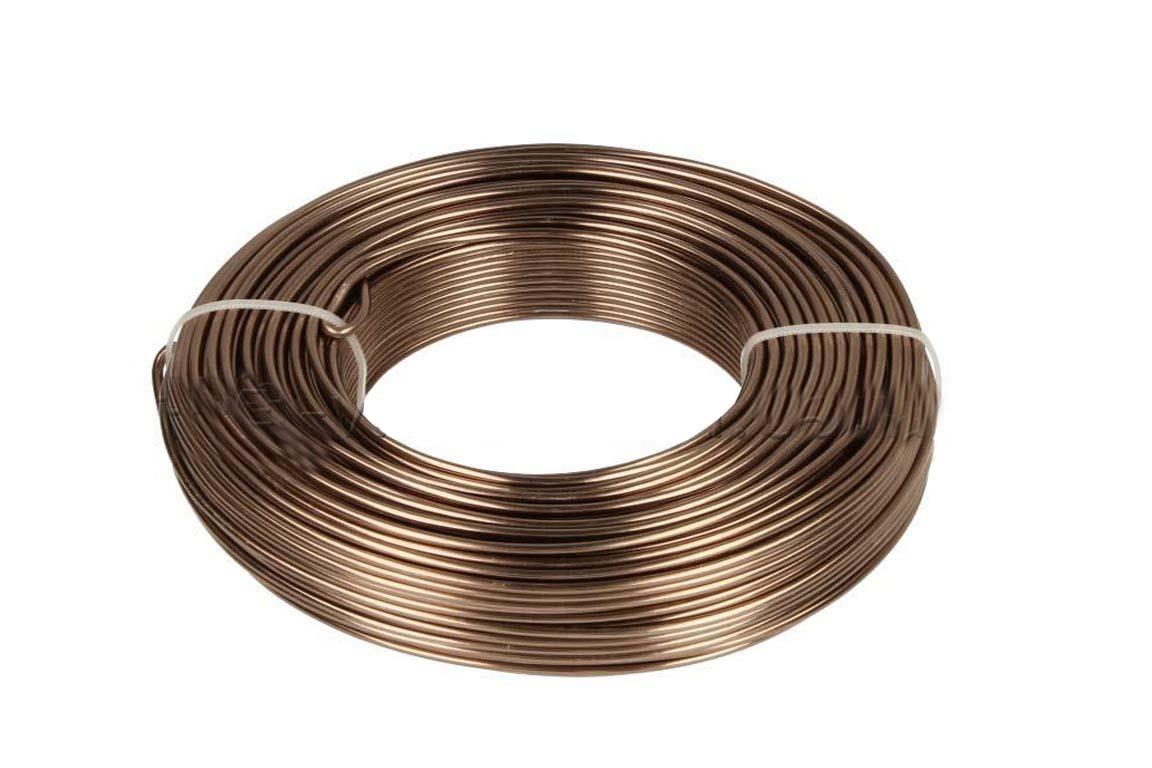 Aluminium-Draht 2,0 60m/500 gr. cappuccino NETTO