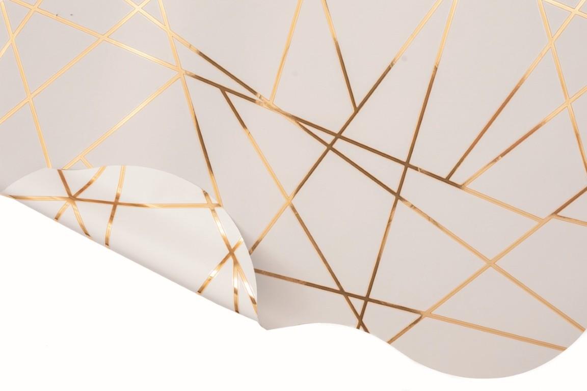 Rondella 60cm S-W49A1 SEGMENTS Metal bianco  -01