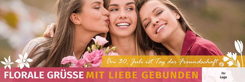 ekaflor Tag der Freundschaft 2025 Spannbanner mit Ösen