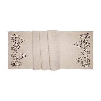 Tischläufer Tannenwald ca. 40x155 cm natural/black 79