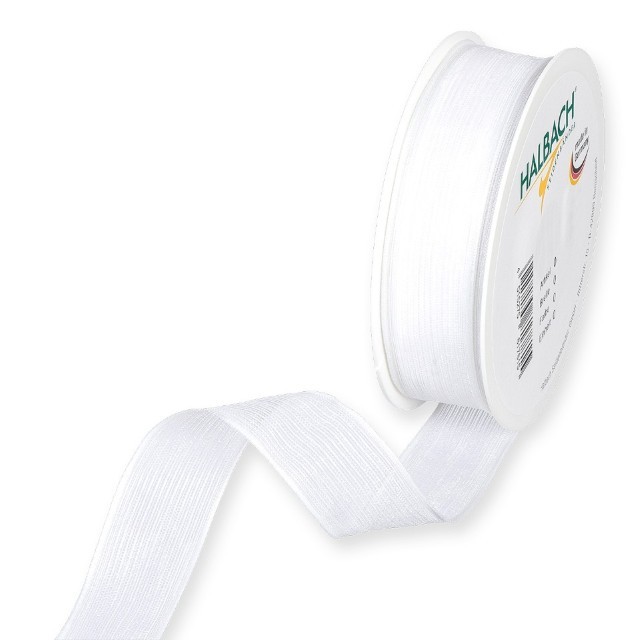 Band transparent 25 mm 20 Meter weiss 11