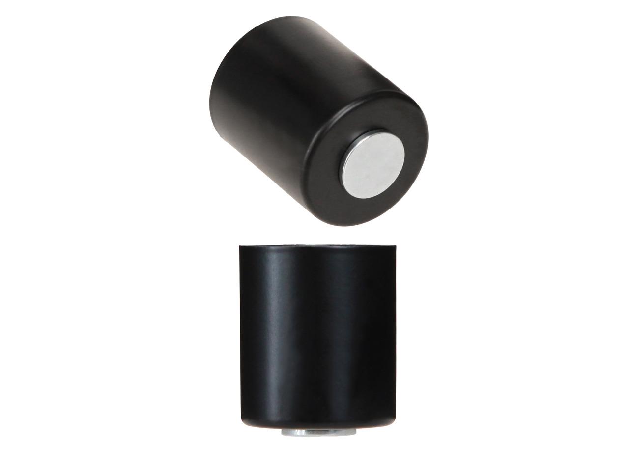 Stabkerzenhalter Metall magnetisch schwarz matt D3,5cm