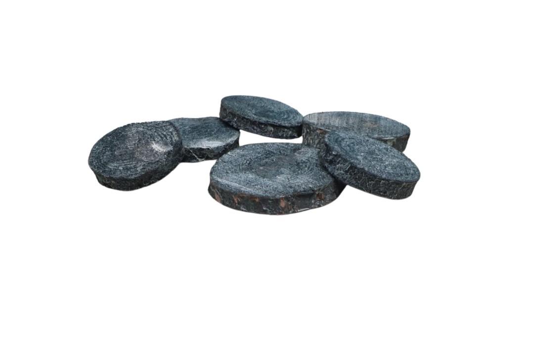 Holzscheiben black-frosted 1kg