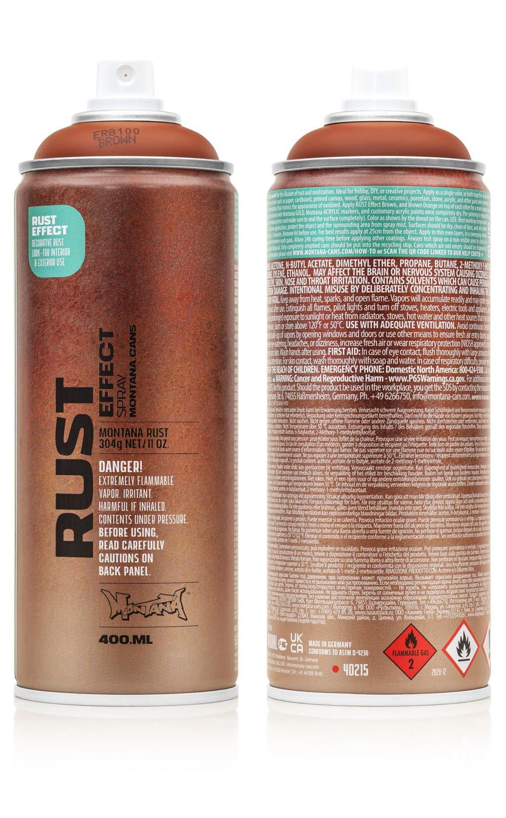 Spray 400 ml effect ER8100 rust brown