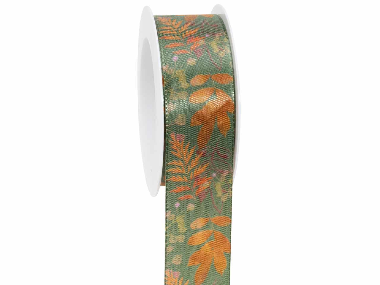 Band Herbstfarben 40 mm 15 Meter 54 olive
