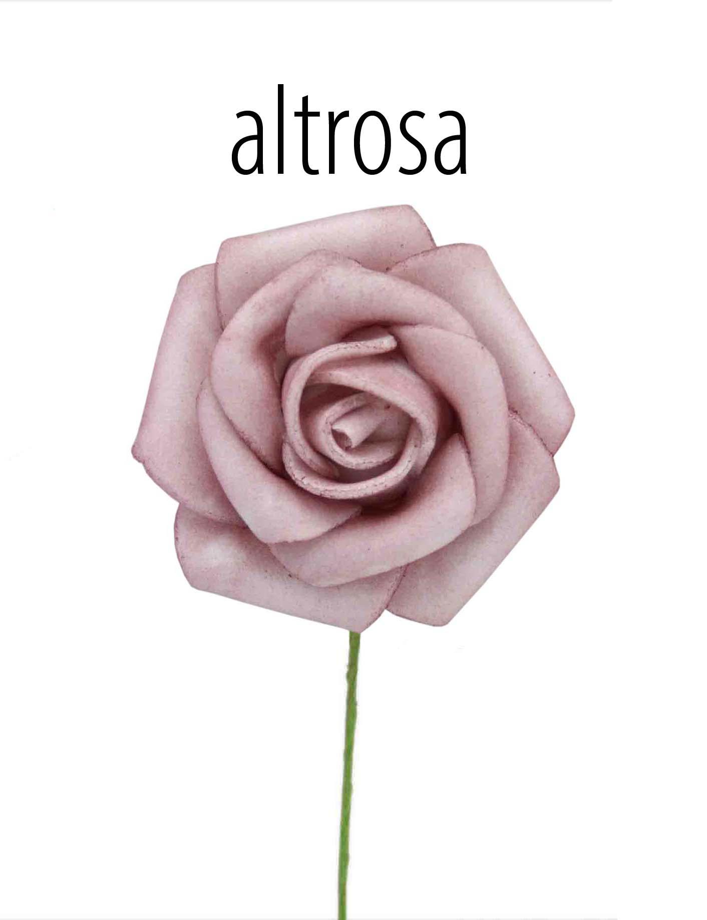 Foam-Rose 7,5cm altrosa