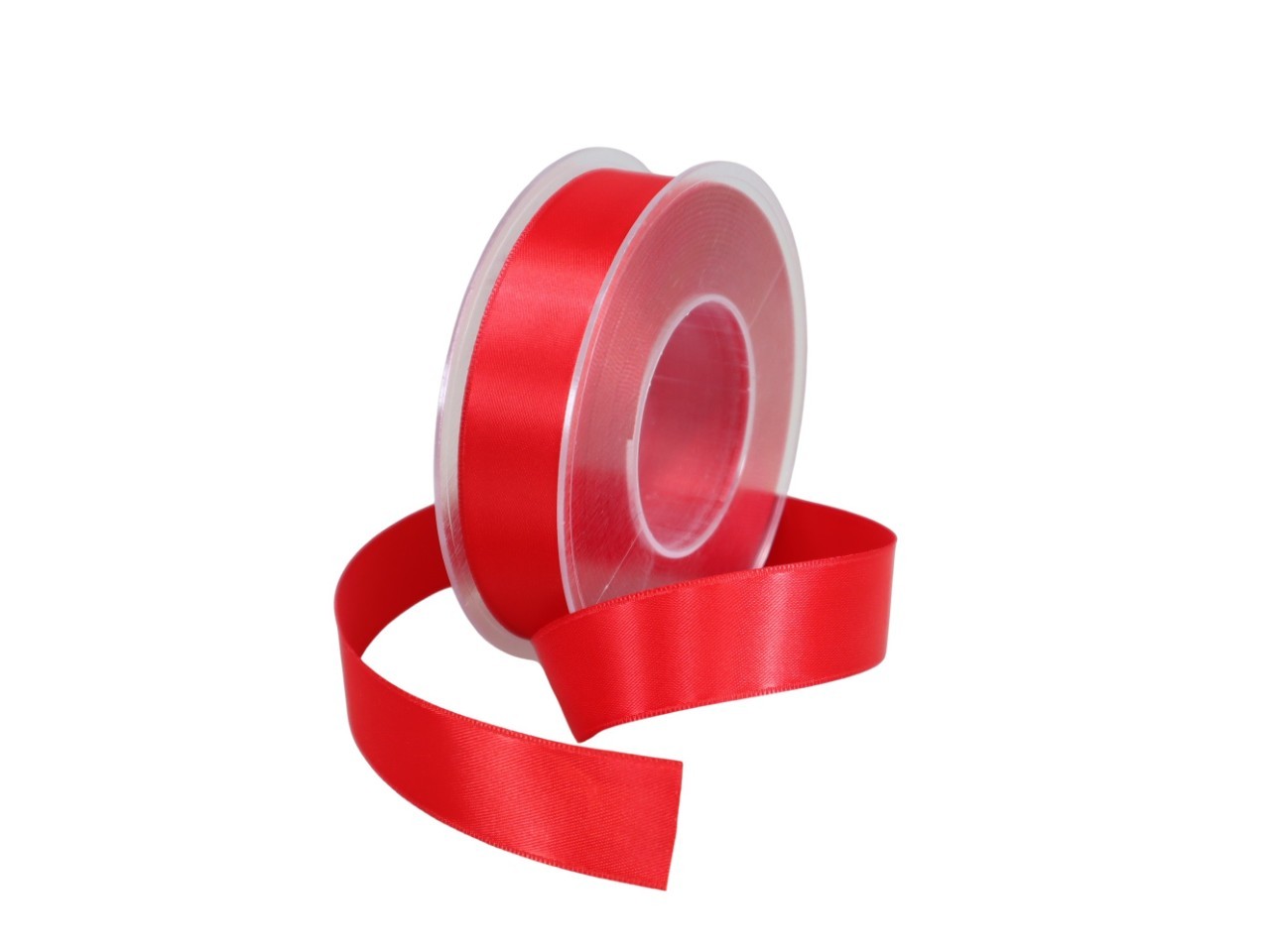 Satinband 25 mm 25 Meter rot 300