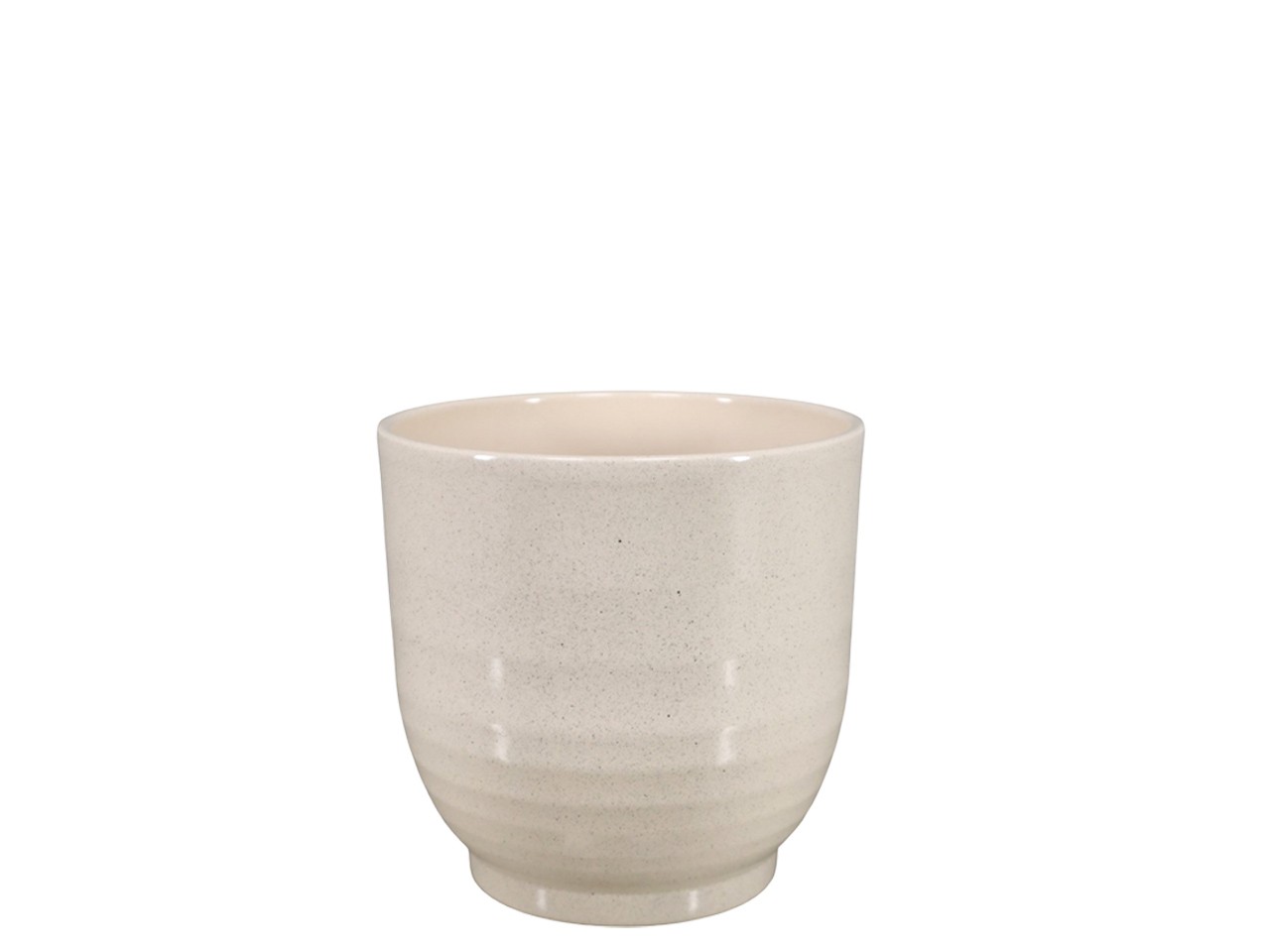 Keramikübertopf Form 685 beige-stone D13cm