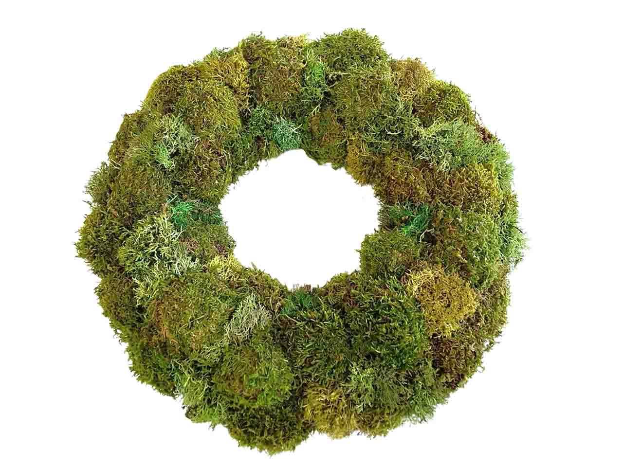 Kranz Lappenmoos/Igelmoos präpariert 45cm natur