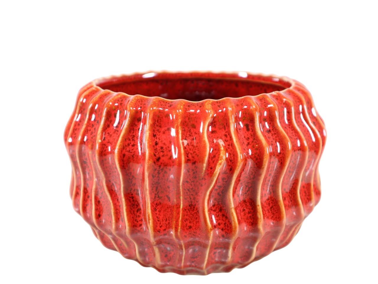 Übertopf Keramik orange D20cm