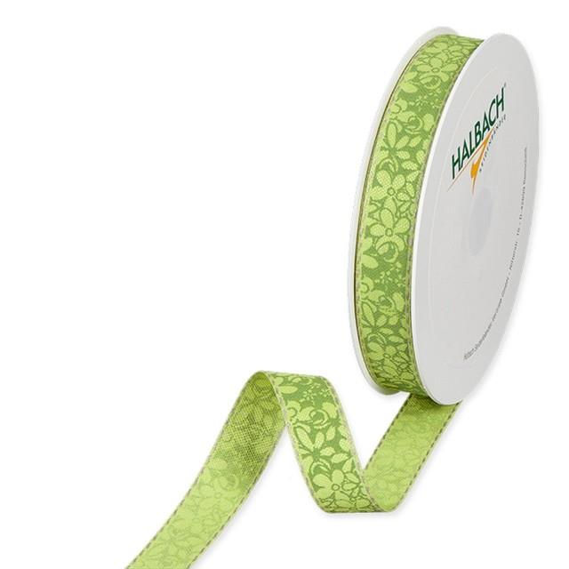 Druckband Streublümchen 15 mm 18 Meter spring green 560