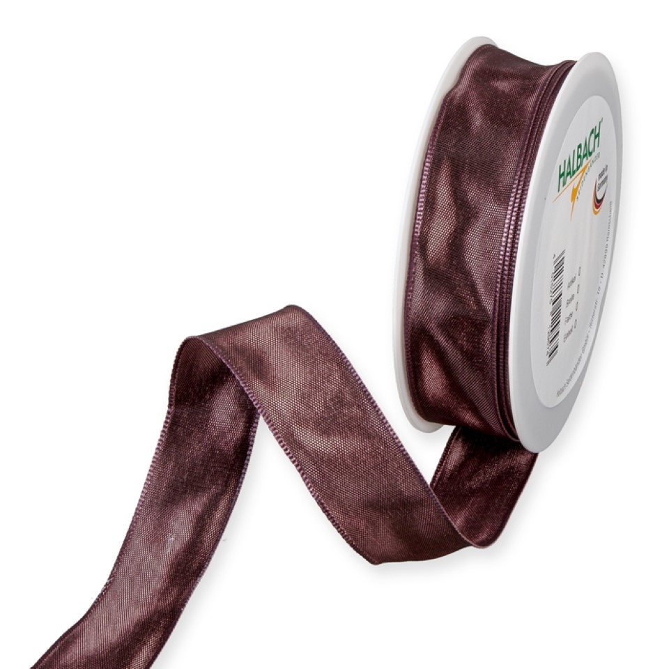 Drahtkantenband 25mm malve 437